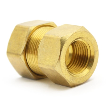 Thrifco Plumbing No. 66-C 7/8 Inch x 1/2 Inch Lead-Free Brass Compression FIP Adapt 4401386